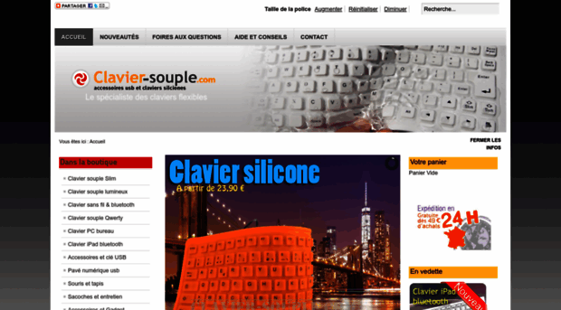 clavier-souple.com