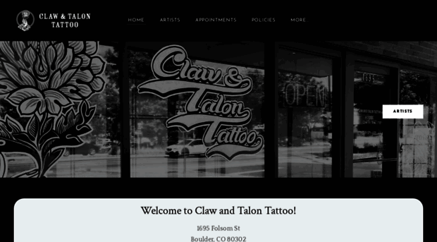 clawandtalontattoo.com