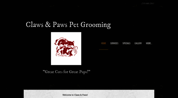 clawsandpawspetgrooming.com