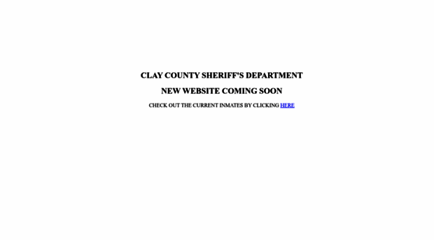 claycountyinsheriff.com