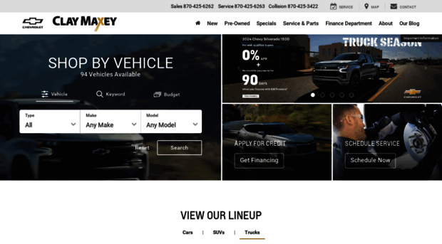 claymaxeychevrolet.com