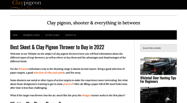 claypigeonthrower.org