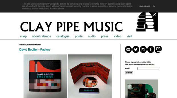 claypipemusic.co.uk