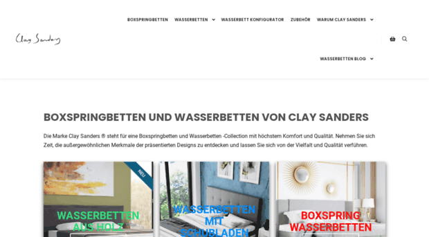 claysanders-wasserbetten.de