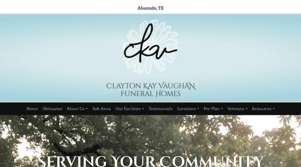 claytonkayvaughanfuneralhome.com