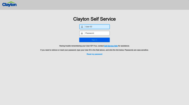 claytonselfservice.com