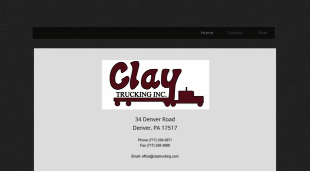 claytrucking.com