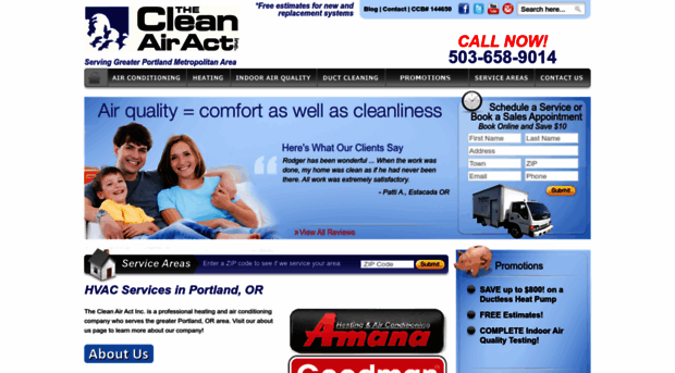 cleanairactheatingandac.com