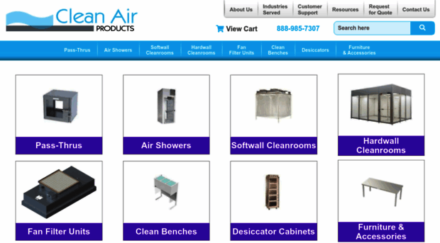 cleanairproducts.com