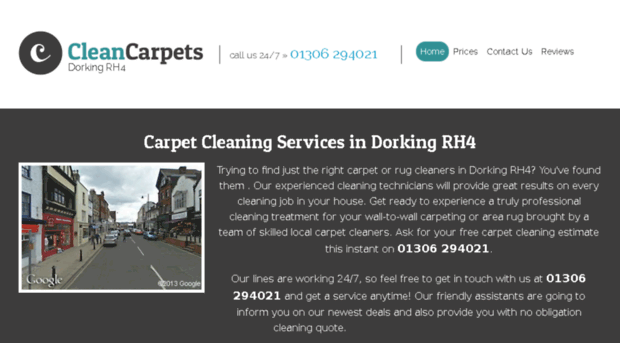 cleancarpetsdorking.co.uk