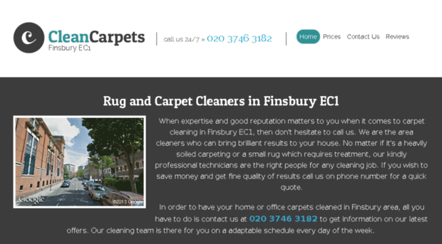 cleancarpetsfinsbury.co.uk