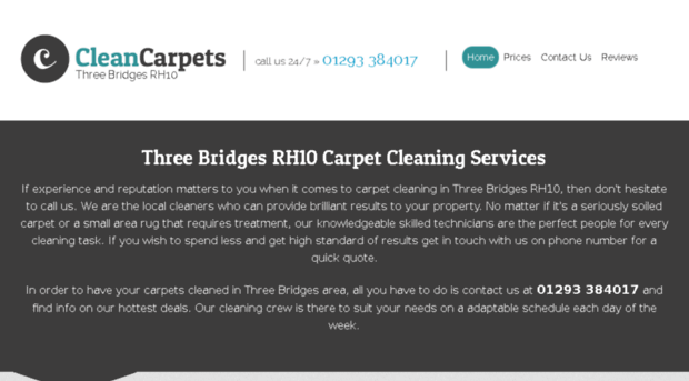 cleancarpetsthreebridges.co.uk