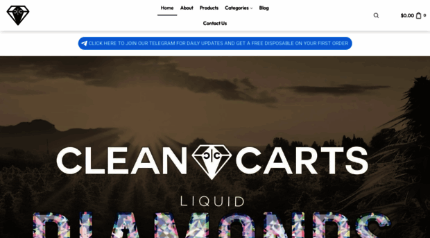 cleancartsliquiddiamonds.com