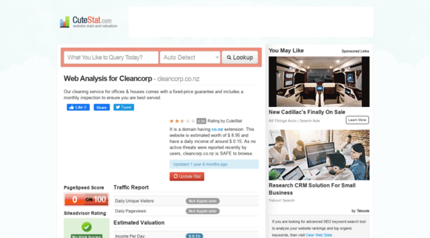 cleancorp.co.nz.cutestat.com