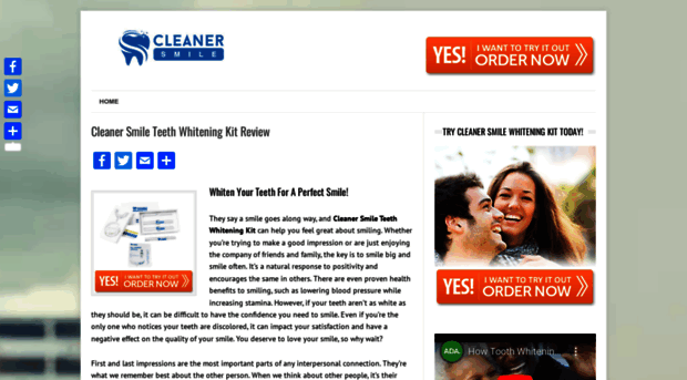 cleanersmileteethwhiteningkit.net