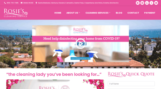 cleaningbyrosie.com