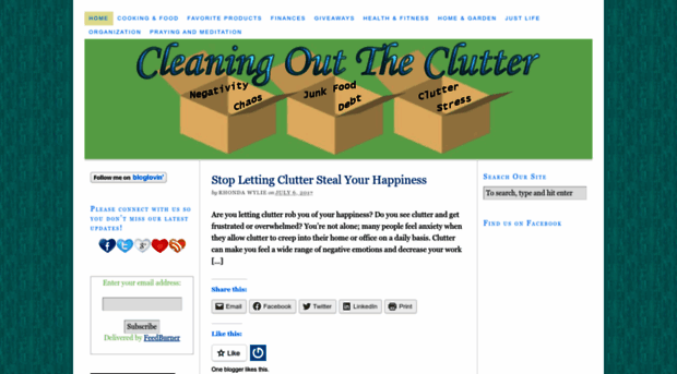 cleaningouttheclutter.com