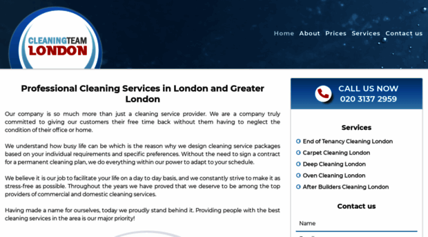 cleaningteamlondon.co.uk