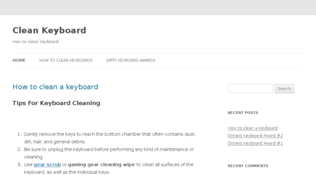 cleankeyboard.net