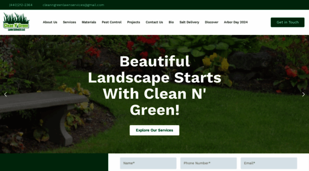 cleanngreenlawnservices.com