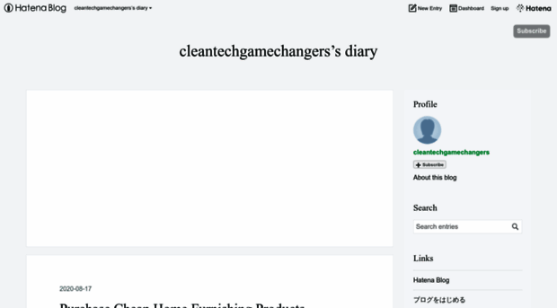 cleantechgamechangers.hatenablog.com