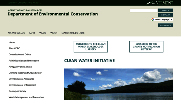 cleanwater.vermont.gov