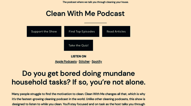 cleanwithmepodcast.com