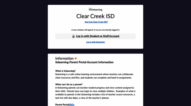 clearcreek.itslearning.com