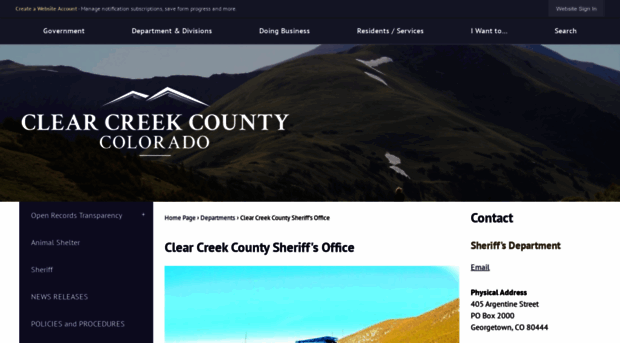 clearcreeksheriff.us