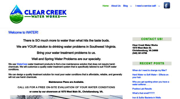 clearcreekwaterworks.com