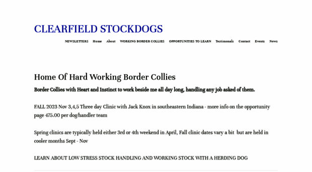 clearfieldstockdogs.com