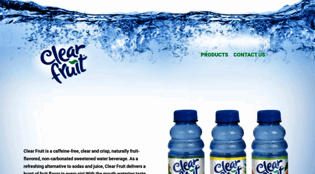 clearfruitwater.com