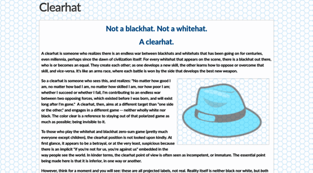 clearhat.org