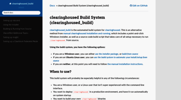 clearinghoused-build.readthedocs.org