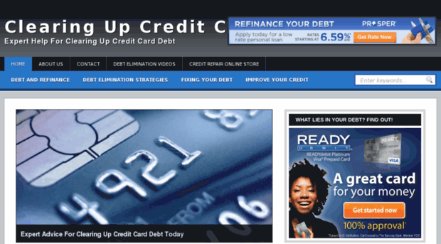 clearingupcreditcarddebt.com