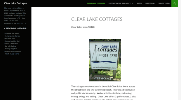 clearlakecottages.com