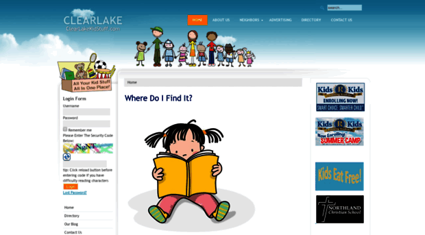 clearlakekidstuff.com