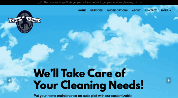 clearskiescleaning.com