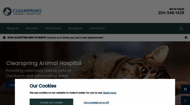 clearspringanimalhospital.com