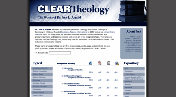 cleartheology.com