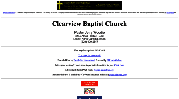 clearview.bapt-church.com