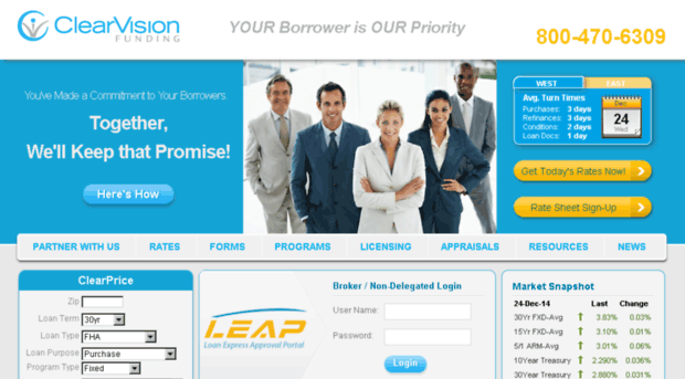 clearvisionfunding.com