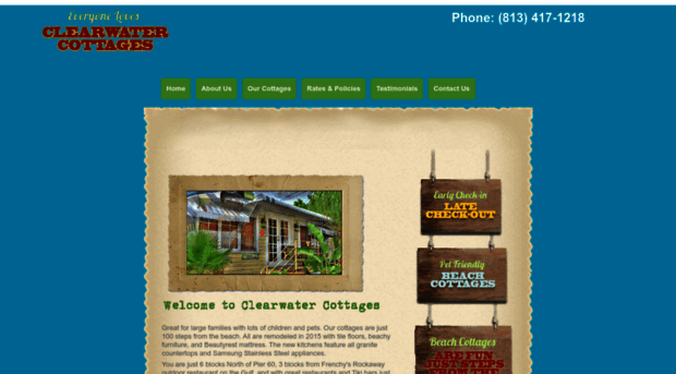 clearwatercottages.com