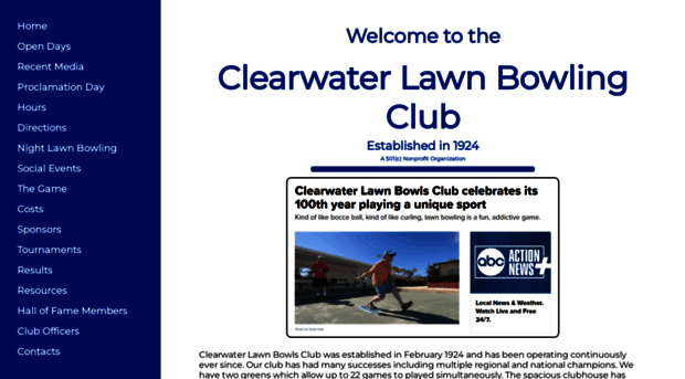 clearwaterlawnbowlingclub.org
