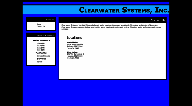 clearwatersystemsinc.com