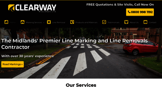 clearwayroadmarking.com