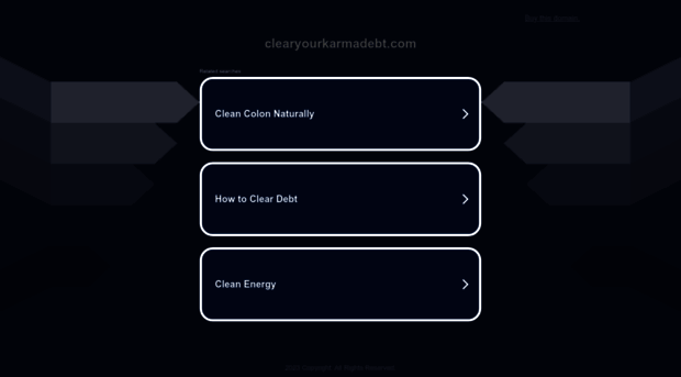 clearyourkarmadebt.com