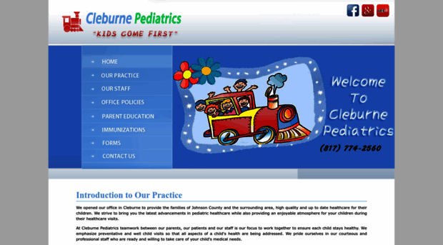 cleburnepediatrics.com