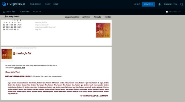 cleflink.livejournal.com
