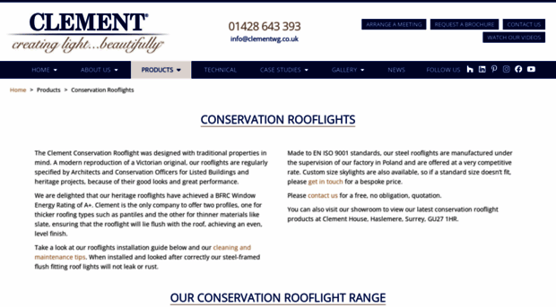 clementconservationrooflights.co.uk